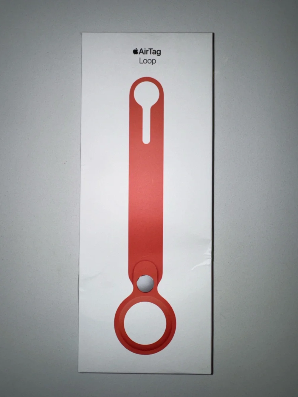 Apple AirTag Loop in Electric Orange
